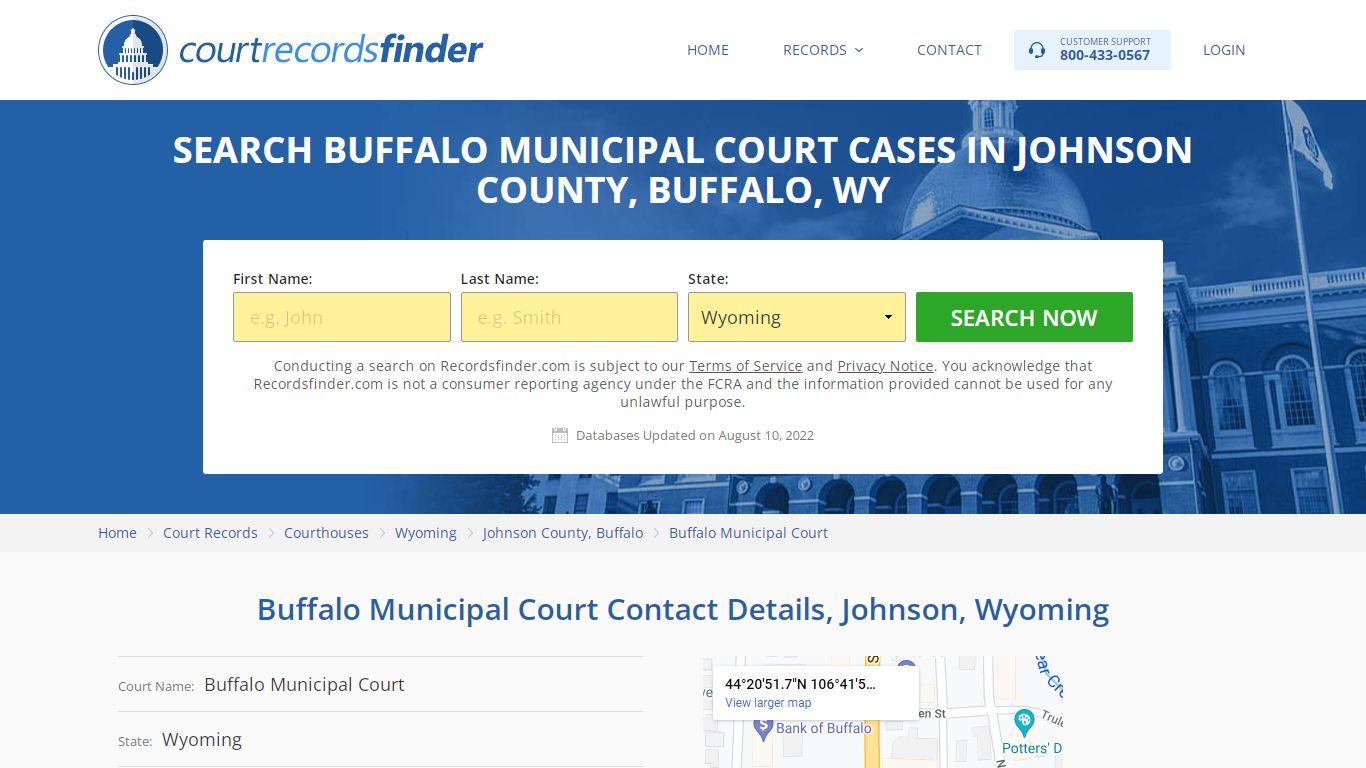 Buffalo Municipal Court Case Search - Johnson County, WY ...